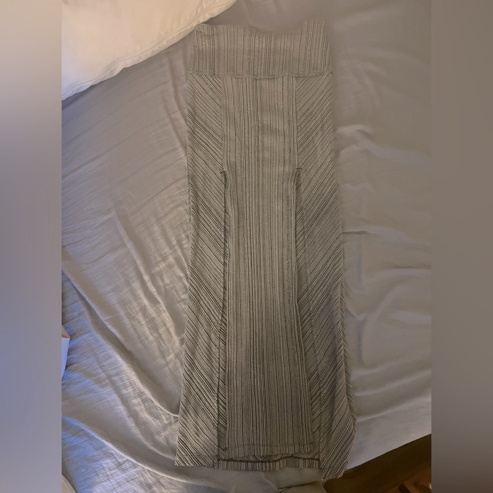 Free People Front Double Slit Maxi Skirt